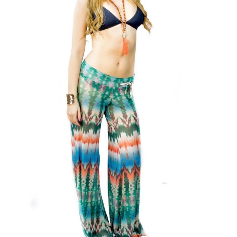 Letarte Handmade Swim Coverup Wide Leg Pants
